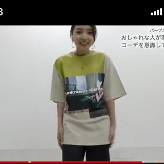 スライ(SLY)のsly color block big photo tee(Tシャツ(半袖/袖なし))