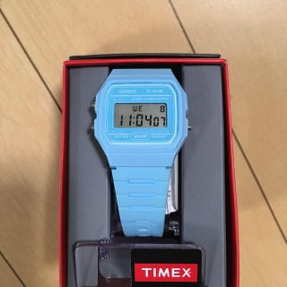 タイメックス(TIMEX)のTIMEX 腕時計 CASIO F-91W 説明書付き 箱なし チプカシ(腕時計)