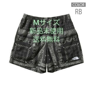 ザノースフェイス(THE NORTH FACE)のノースフェイス　ノベルティー　バーサショーツ　黒　mサイズ(ショートパンツ)