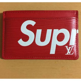 シュプリーム(Supreme)の　LouisVuitton×Supreme  カードケース(名刺入れ/定期入れ)