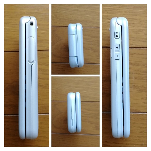 美品】ドコモ らくらくホン F-01M ホワイト SIMロック解除済 - 携帯