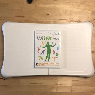 ウィー(Wii)のwii fit plus バランスボード(家庭用ゲームソフト)