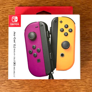 ニンテンドースイッチ(Nintendo Switch)のNintendo Switch Joy-Con ネオンパープル ネオンオレンジ(家庭用ゲーム機本体)