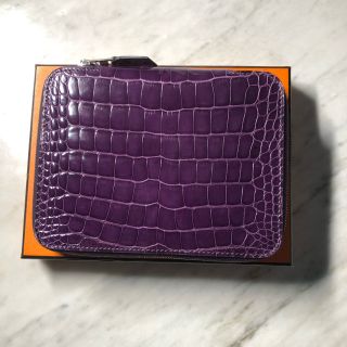 エルメス(Hermes)の★逸品 入手困難★ HERMES  エルメス クロコ アメジスト アリゲーター(その他)