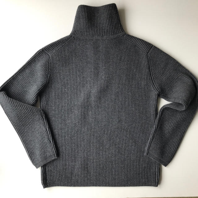 ACNE(アクネ)の新品　acne studios  19aw タートルネック　ジップニット　レザー メンズのトップス(ニット/セーター)の商品写真