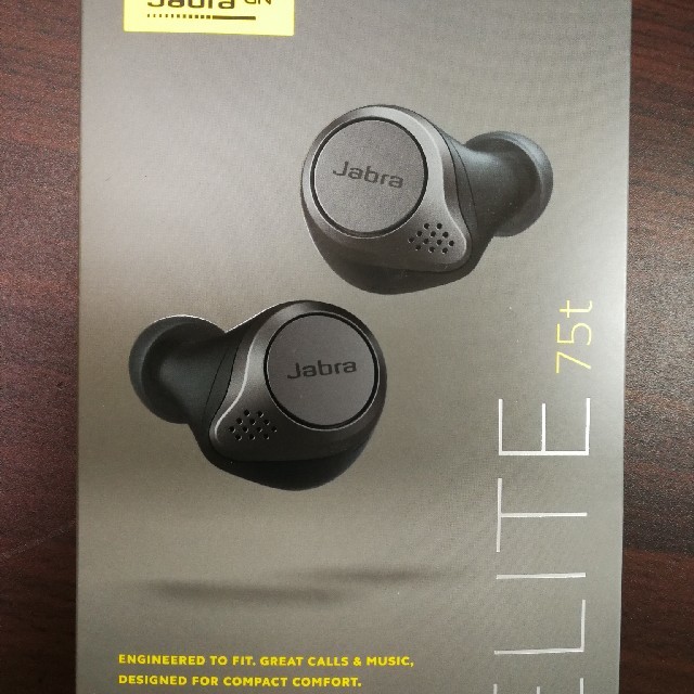 Jabra Elite 75t チタンブラック 右側&充電ケース - ヘッドフォン