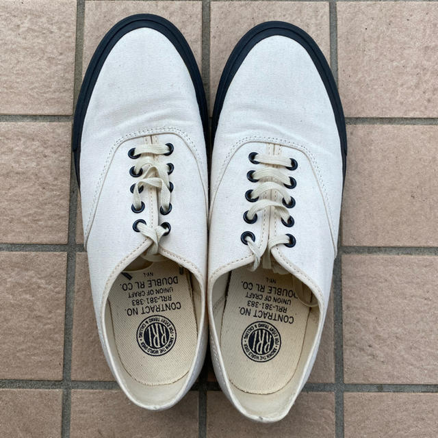 靴/シューズRRL 40s NEW NORFOLK CANVAS SNEAKER ラルフ