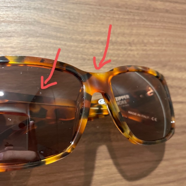 値下げ！　VonZipper  ボンジッパー　エルモア　サングラス　べっ甲 メンズのファッション小物(サングラス/メガネ)の商品写真