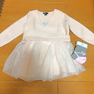 ベビーギャップ(babyGAP)のバレエコーデ3点セット90(カーディガン)