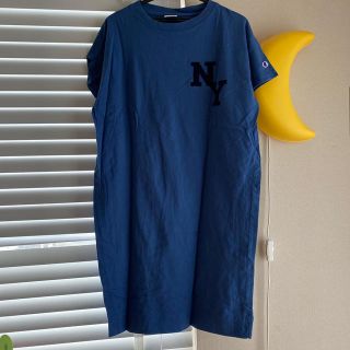 チャンピオン(Champion)のchampion チャンピオン　Tシャツワンピース(ひざ丈ワンピース)