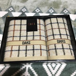 ダックス(DAKS)の新品未使用☆DAKS ハンドタオル&フェイスタオル(タオル/バス用品)