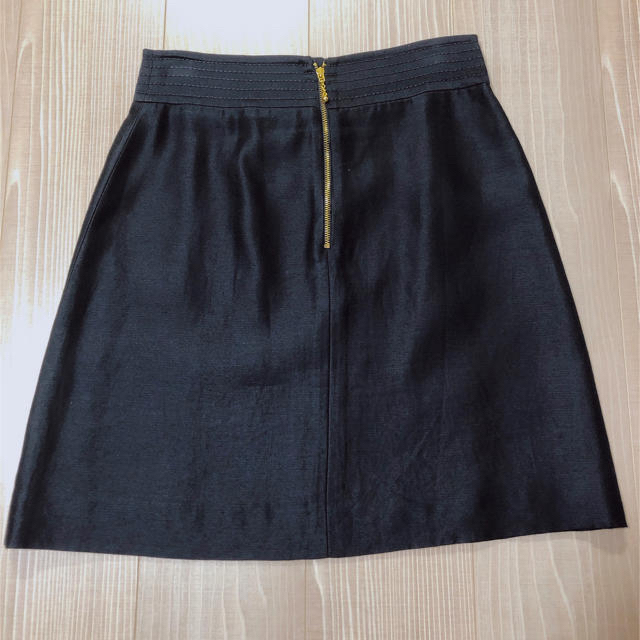 Kate Spade ネイビー　ウエストリボン　スカート レディースのスカート(ひざ丈スカート)の商品写真