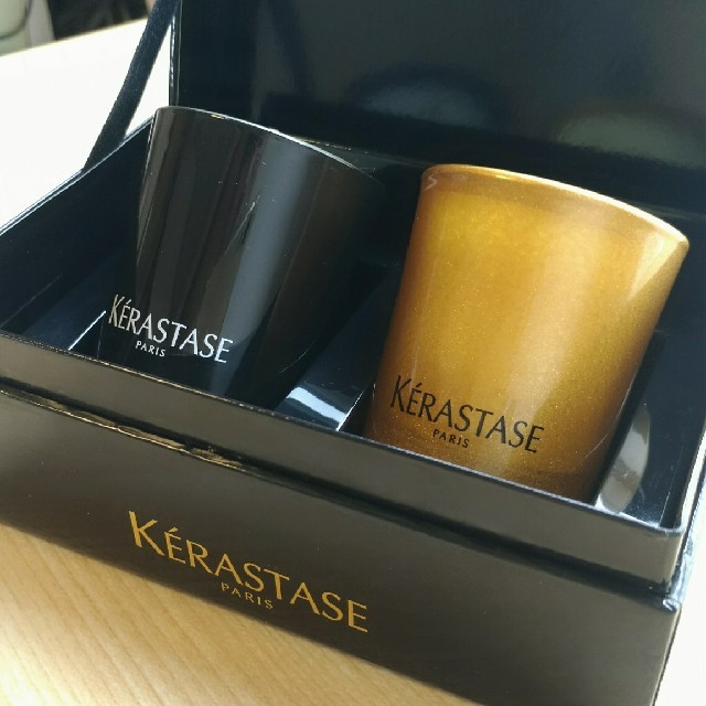 KERASTASE(ケラスターゼ)のケラスターゼ香りつきロウソク♪ ハンドメイドのインテリア/家具(アロマ/キャンドル)の商品写真