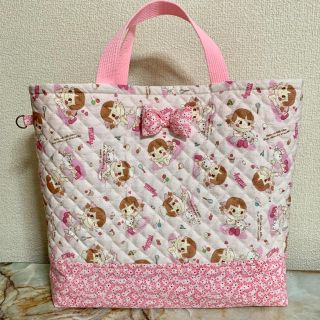 ペコちゃん♡レッスンバッグ　ハンドメイド(バッグ/レッスンバッグ)