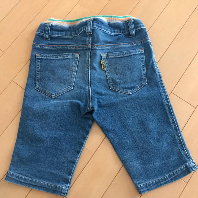 デニムハーフパンツ 130  キッズ/ベビー/マタニティのキッズ服男の子用(90cm~)(パンツ/スパッツ)の商品写真