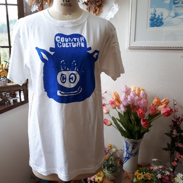 Counter Culture(カウンターカルチャー)の新品⭐COUNTER CULTURE カウンターカルチャー⭐ホワイト/L メンズのトップス(Tシャツ/カットソー(半袖/袖なし))の商品写真