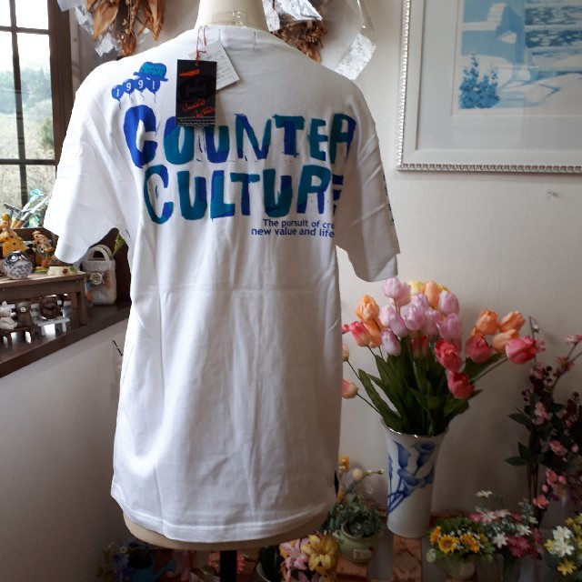 Counter Culture(カウンターカルチャー)の新品⭐COUNTER CULTURE カウンターカルチャー⭐ホワイト/L メンズのトップス(Tシャツ/カットソー(半袖/袖なし))の商品写真