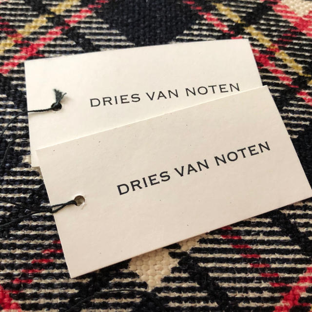 美品　dries van noten チェック柄クラッチバック