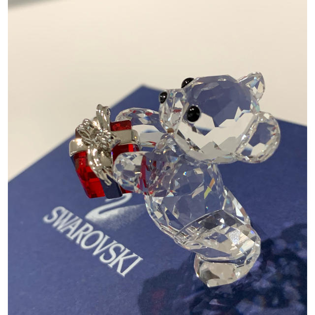 SWAROVSKI(スワロフスキー)のSWAROVSKI プレゼントベア エンタメ/ホビーの美術品/アンティーク(ガラス)の商品写真