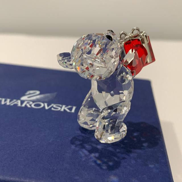 SWAROVSKI(スワロフスキー)のSWAROVSKI プレゼントベア エンタメ/ホビーの美術品/アンティーク(ガラス)の商品写真