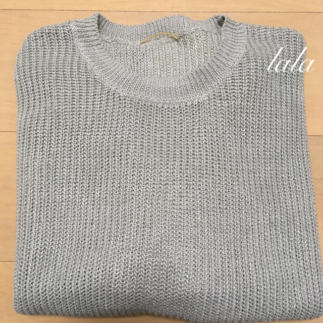 L'Appartement アパルトモン Linen Boys Knit グレー