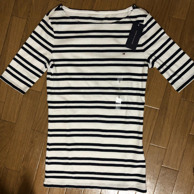 TOMMY HILFIGER(トミーヒルフィガー)の新品 ☆ トミー ボーダーTシャツ レディースのトップス(Tシャツ(半袖/袖なし))の商品写真