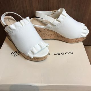 マジェスティックレゴン(MAJESTIC LEGON)の【A♡様専用】MAJESTIC LEGON フリルウェッジサンダル(サンダル)