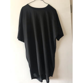 ジーユー(GU)の黒 ビッグTシャツ(Tシャツ/カットソー(半袖/袖なし))
