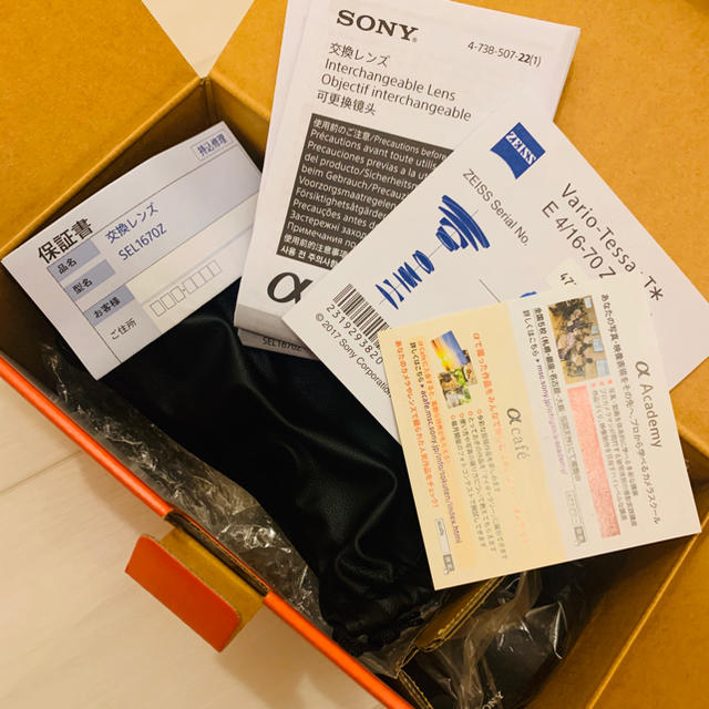 SONY(ソニー)のSONY SEL1670Z F4 特価 スマホ/家電/カメラのカメラ(レンズ(ズーム))の商品写真