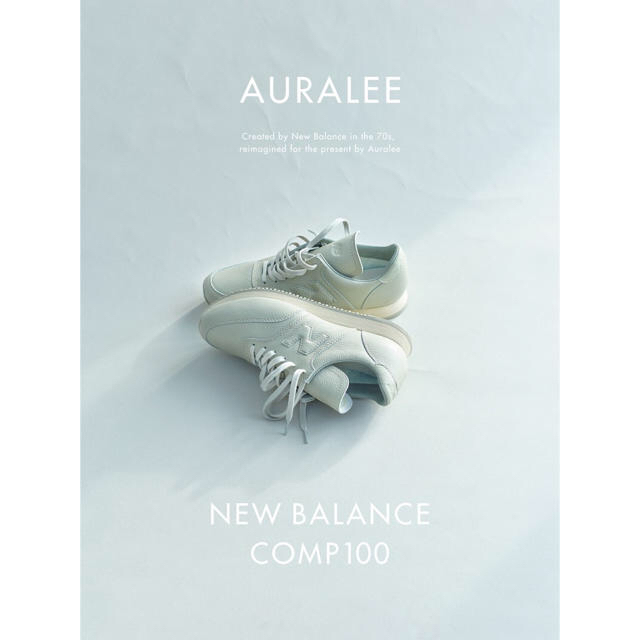 かわいい新作 - Balance New AURALEE 100 COMP BALANCE NEW × スニーカー