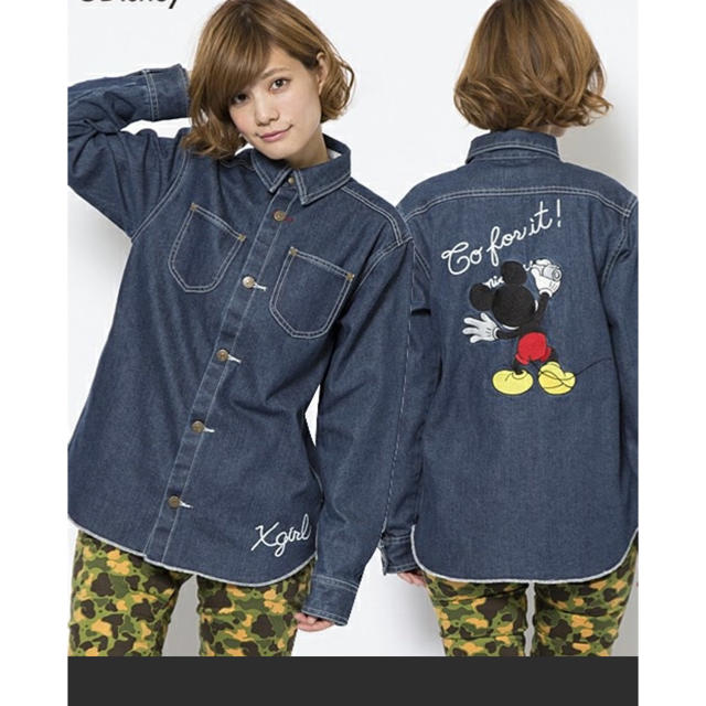 X-girl(エックスガール)のエックスガール　ディズニーコラボ　セット売り　サイズ1 レディースのトップス(シャツ/ブラウス(長袖/七分))の商品写真