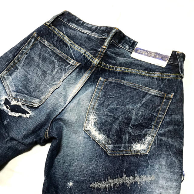 DENIM BY VANQUISH&FRAGMENT クロップドデニムパンツ DENIM BY VANQUISH&FRAGMENT クロップドデニムパンツ