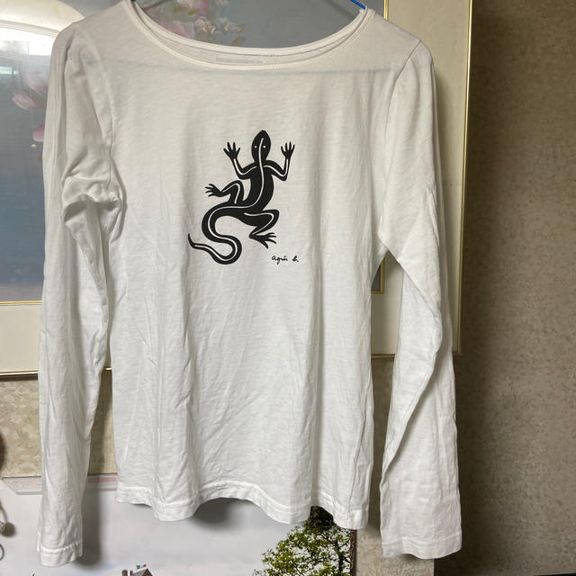 一度着用、お家時間に。アニエスベー長袖Tシャツ&Tシャツ二枚セットカットソー