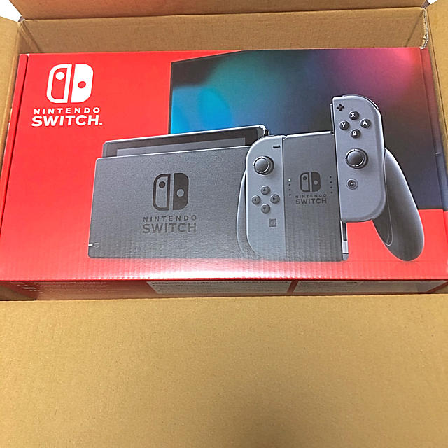 新品未使用☆ Nintendo Switch 新モデル グレー家庭用ゲーム機本体