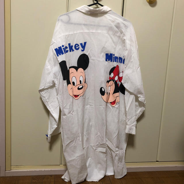 Disney(ディズニー)のシャツ　ワンピース　羽織　古着　レトロ　ディズニー レディースのトップス(シャツ/ブラウス(長袖/七分))の商品写真