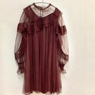 ザラ(ZARA)のZARA チュールワンピース(ひざ丈ワンピース)