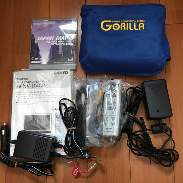 gorilla(ゴリラ)のGORILLA ポータブルDVDナビ　ジャンク品 スマホ/家電/カメラのテレビ/映像機器(DVDプレーヤー)の商品写真