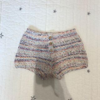 ザラキッズ(ZARA KIDS)のザラベビー♡カラーテクスチャー入り生地ショートパンツ 86cm(パンツ)