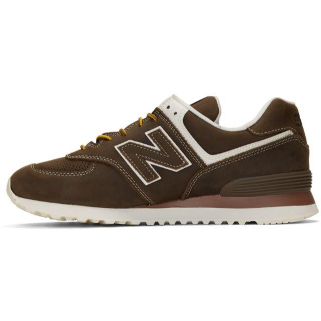 JUNYA WATANABE COMME des GARCONS(ジュンヤワタナベコムデギャルソン)のJUNYA x NEW BALANCE ML574YE2　茶　定価31900円 メンズの靴/シューズ(スニーカー)の商品写真