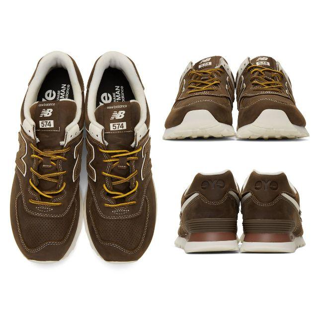 JUNYA WATANABE COMME des GARCONS(ジュンヤワタナベコムデギャルソン)のJUNYA x NEW BALANCE ML574YE2　茶　定価31900円 メンズの靴/シューズ(スニーカー)の商品写真