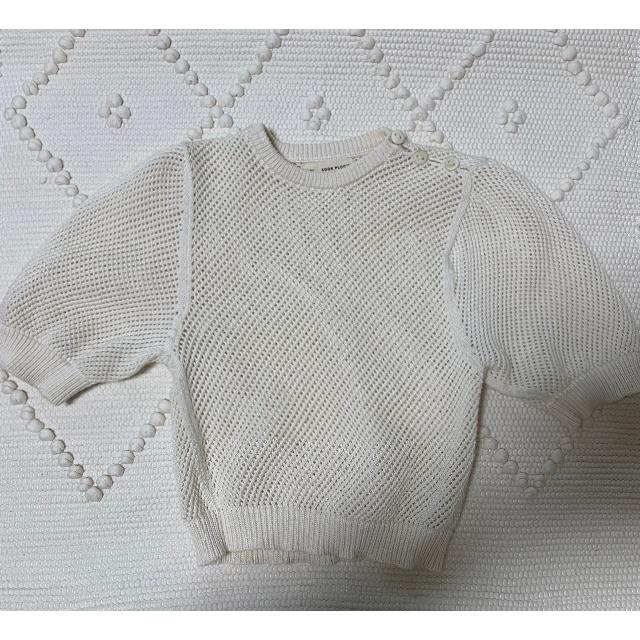 Caramel baby&child (キャラメルベビー&チャイルド)のsoor ploom Mimi Knit Top, Milkweed 2-3y キッズ/ベビー/マタニティのキッズ服女の子用(90cm~)(ニット)の商品写真