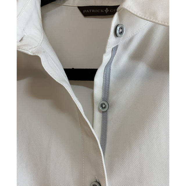 PATRICK COX(パトリックコックス)のシャツ　長袖　9号　事務服 レディースのトップス(シャツ/ブラウス(長袖/七分))の商品写真