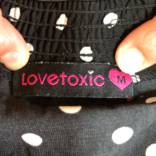 lovetoxic(ラブトキシック)の送料込み！ラブトキシック(Lovetoxic) ブラウス　Mサイズ キッズ/ベビー/マタニティのキッズ服女の子用(90cm~)(ブラウス)の商品写真