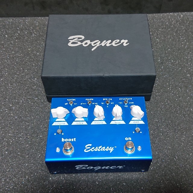 【ブペダルで】 Bogner Ecstasy Blue ギターエフェクターの ール・クラ