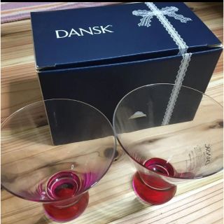 ダンスク(DANSK)の【エルチェ様 専用】新品未使用 DANSK ダンスク ペアカクテルグラス(グラス/カップ)