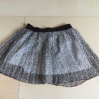 ザラキッズ(ZARA KIDS)のZara kidsヒョウ柄ミニスカート(スカート)