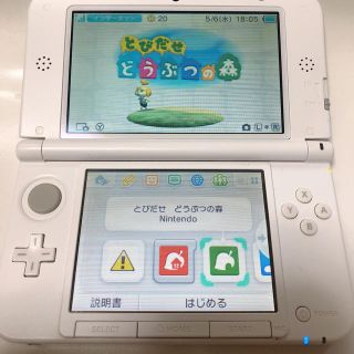 ニンテンドー3DS(ニンテンドー3DS)のどうぶつの森 3DSLL  ハッピーホームデザイナー(携帯用ゲーム機本体)