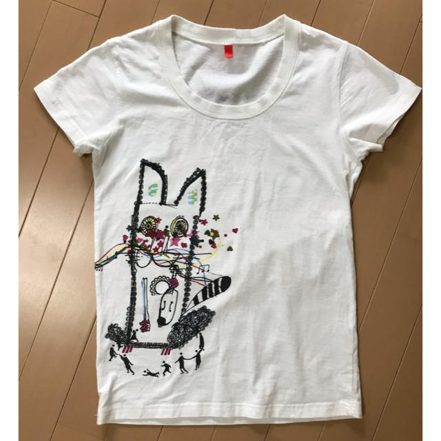 FELISSIMO(フェリシモ)のフェリシモ　猫柄アート　Tシャツ レディースのトップス(Tシャツ(半袖/袖なし))の商品写真