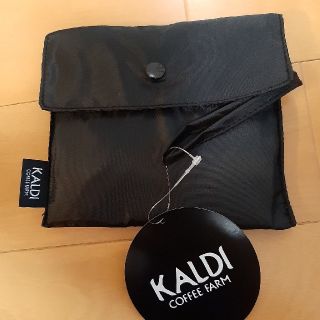 カルディ(KALDI)の★新品★カルディ エコバッグ ブラック 黒 (エコバッグ)