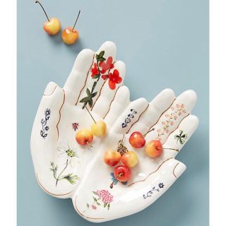 アンソロポロジー(Anthropologie)の最後1点　アンソロポロジー  ナタリーレテ　ハンドモチーフ　サービング　プレート(食器)